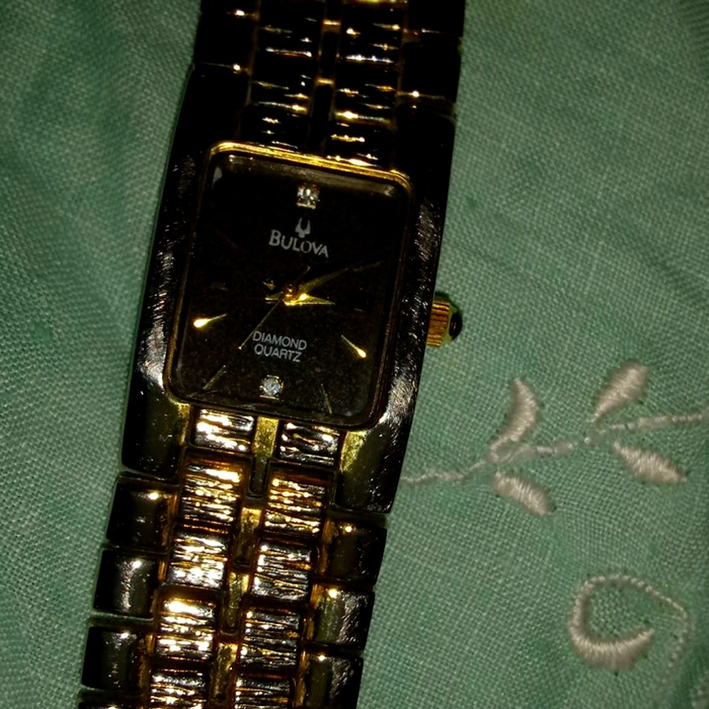 Bulova Diamond Quartz Watch